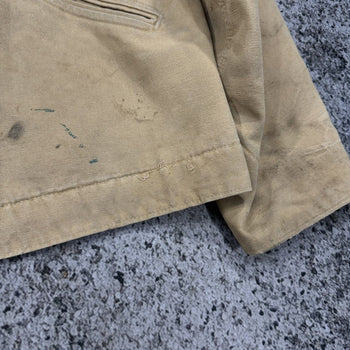 1990s CARHARTT THRASHED BLANKET LINED DETROIT JACKET