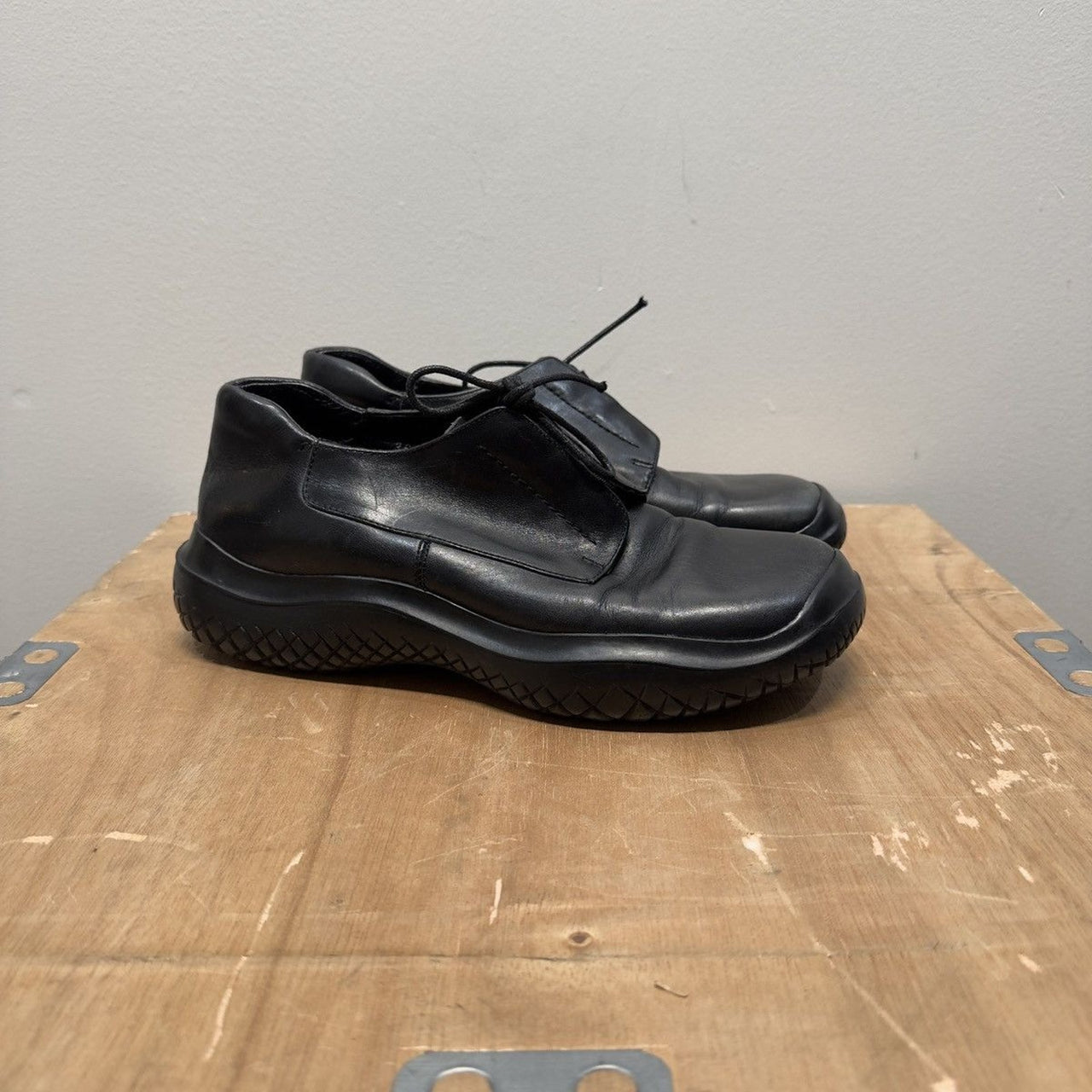 Prada AW99 Archive Leather Low Boots