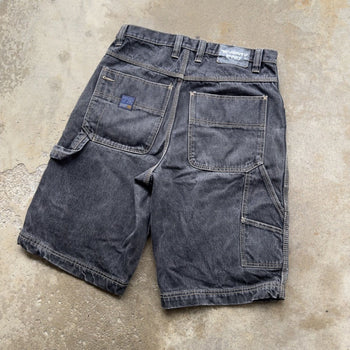 1990S/2000S Y2K FADED BAGGY DENIM SKATER CARPENTER JEAN SHORTS JORTS