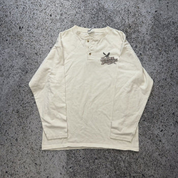 2000s Harley Davidson Henley Button Longsleeve
