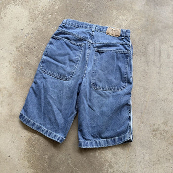 1990S/2000S Y2K BAGGY SKATER DENIM TRACK JEAN SHORTS JORTS