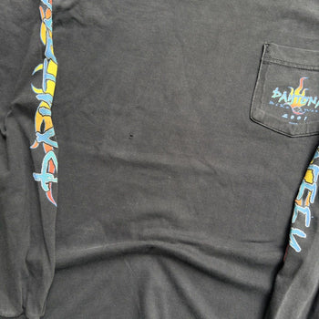 2000S HARLEY DAVIDSON FADED DAYTONA BEACH FLAME LONGSLEEVE TEE