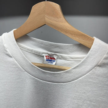 1990s Blank White Single Stitch Tee