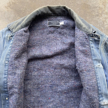 1970s THRASHED SEARS WORK ‘N LEISURE THRASHED DENIM CHORE COAT