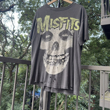 1990s Misfits Crimson Skull Thrashed Band Tee