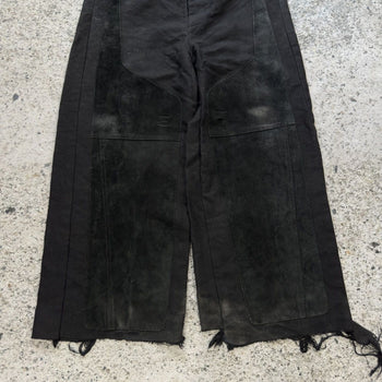 Rick Owens Runway FW19 Larry Moleskin Suede Patch Pants