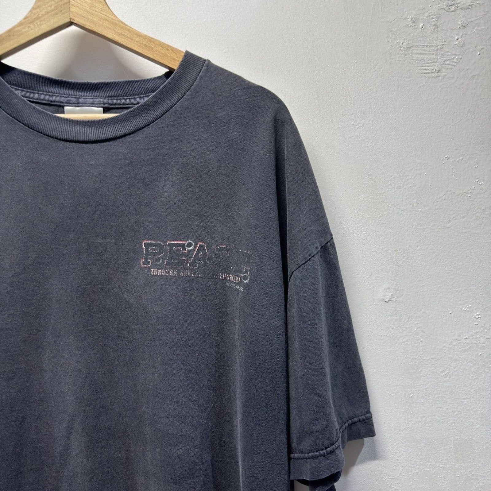 1990s Assault Rifle Gun Peace Faded Tee