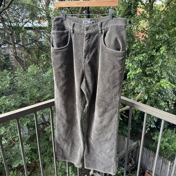 1990s/2000s Rusty Skater Surf Baggy Wide Corduroy Pants