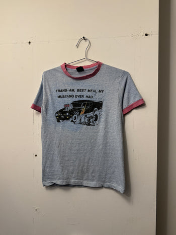 1980s MUSTANG EATS TRANS AM CAR TEE