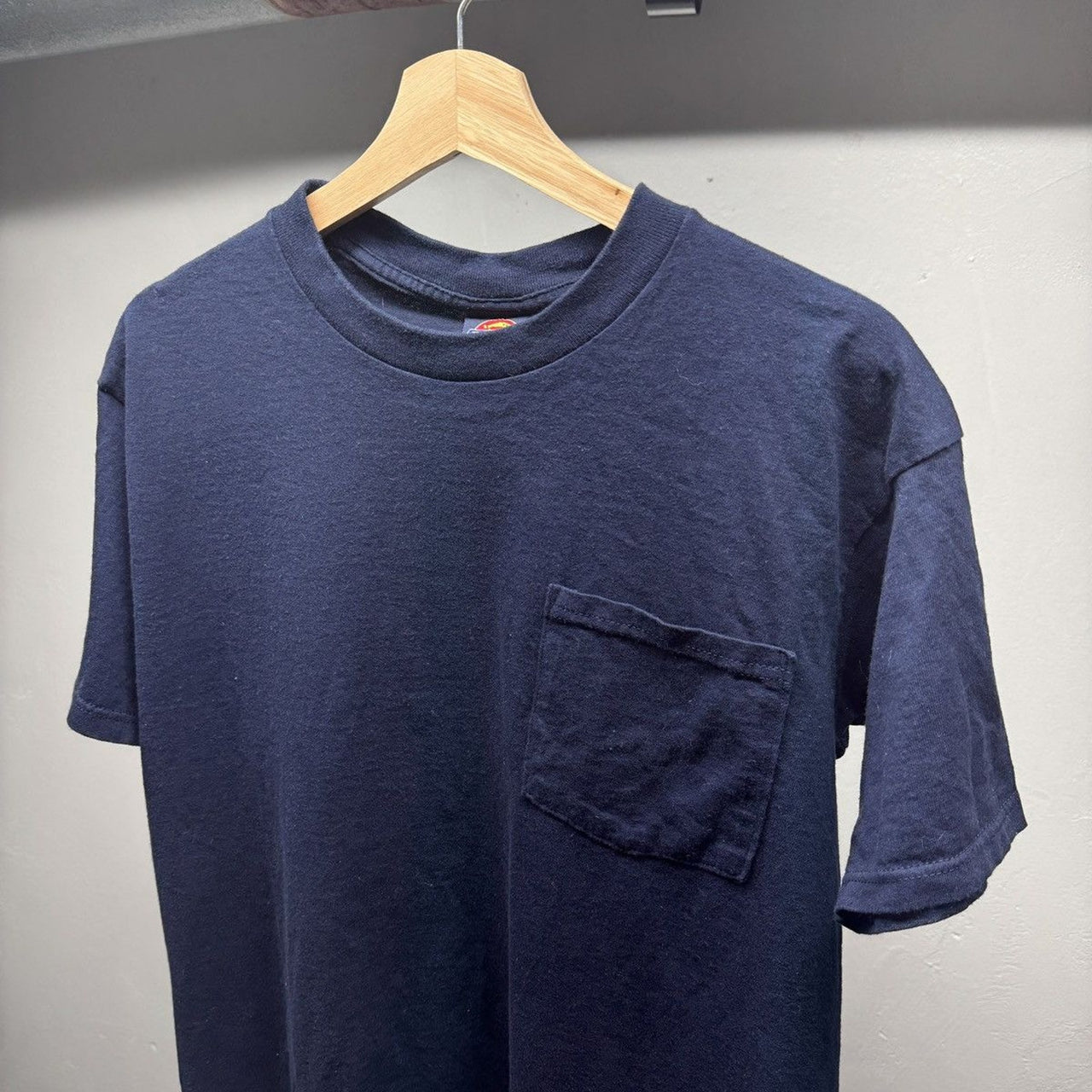 1990s Dickies Navy Blue Pocket Tee