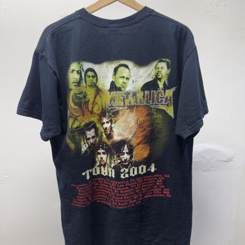2004 Metallica Madly In Anger With The World Tour Band Tee Pushead