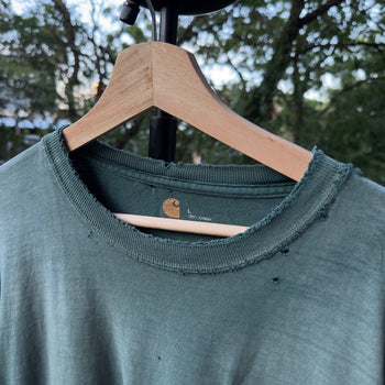 Camiseta desgastada descolorida Carhartt de gran tamaño