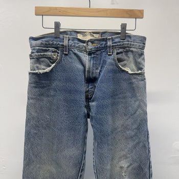 Vintage 2000s Levi’s 517 Faded Distressed Bootcut Jeans
