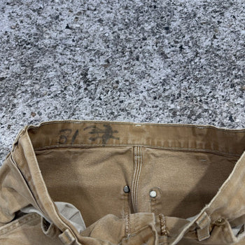 1990s Carhartt Thrashed Faded Double Knee Pants
