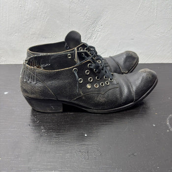 Diet Butcher Slim Skin Thrashed Eyelet Low Boots