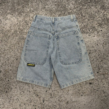1990s Jnco Stinger Baggy Wide Skater Denim Jean Shorts