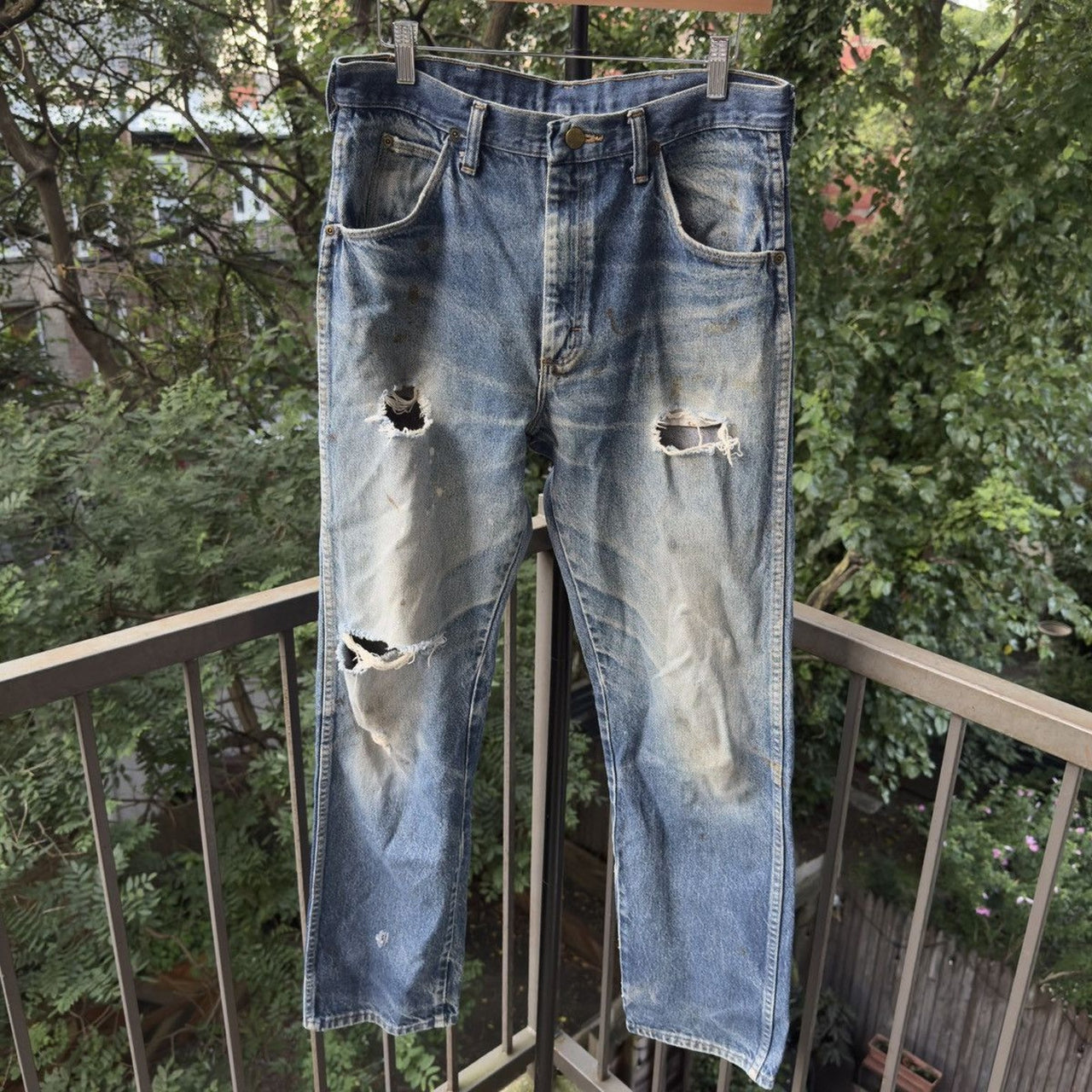 1990s Rustler Thrashed Jeans