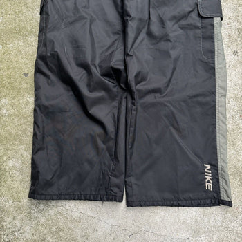 2000S NIKE BAGGY WIDE LEG NYLON CARGO TRACK SWEATPANTS