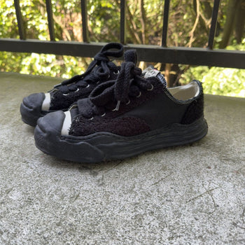MAISON MIYHARA YASUHIRO OG HANK LOW BLACK WHITE SHOES