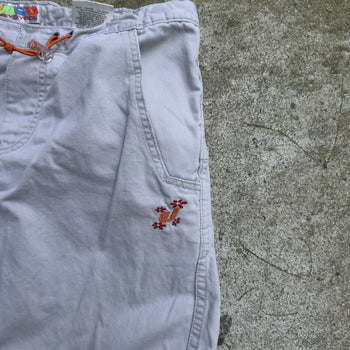 1990s JNCO STREET DIVISION CARGO KHAKI BAGGY FLARE PANTS