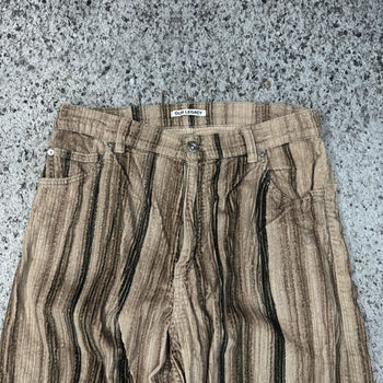 Our Legacy Vast Cut Wide Leg Striped Corduroy Pants