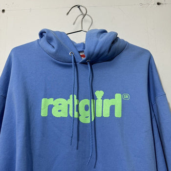 STRAY RATS RATGIRL HOODIE BLUE XL