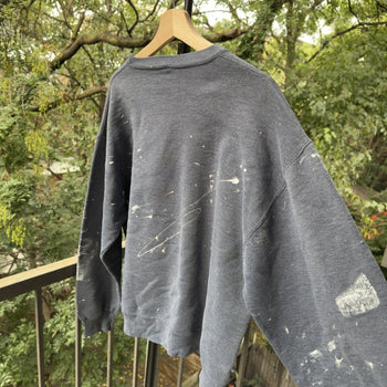 1990s Russell Athletic Faded Paint Splatter Sweatshirt