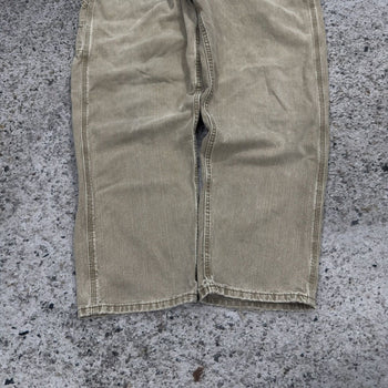 2000s Faded Thrashed Lee Dungarees Baggy Carpenter Pants