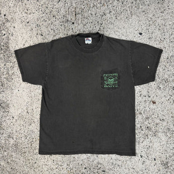 2000s Faded Thrashed Skull Bait & Tackle Tee