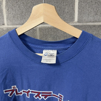 2000s Faded Blue Playstation Japan Tee