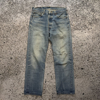 Vaqueros Levi's 501 Faded Thrashed de la década de 2000