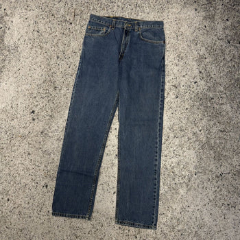 Vaqueros Levi's 505 de lavado oscuro, año 2001