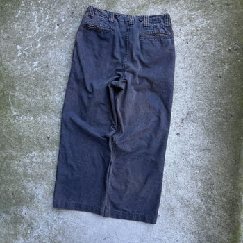 BLUE BLUE SEILIN WE NEVER CHANGE FADED CANVAS WORK PANTS