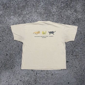 1990s Wildlife Conservation Society Tee Thrashed Faded