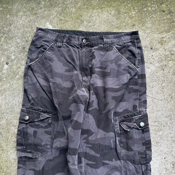 2000S PHYS SCI BAGGY WIDE LEG SKATER CAMO PANTS