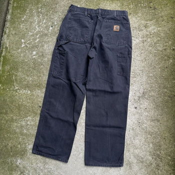 2000s CARHARTT CARPENTER FADED BAGGY CANVAS WORK PANTS 32