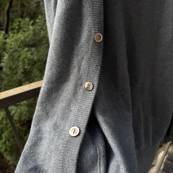1960s Cashmere Faded Cardigan Sweater