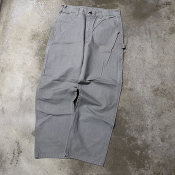 2000s CARHARTT CARPENTER BAGGY WIDE LEG CANVAS WORK PANTS