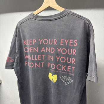 2010s Thrashed Faded Distressed Raekwon Diamond Tee