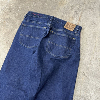 2000S POLO RALPH LAUREN BAGGY DENIM WIDE LEG SKATER JEANS