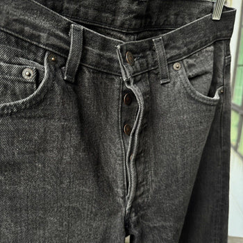 1980s Levi's 501 Black Denim Jeans Made in USA