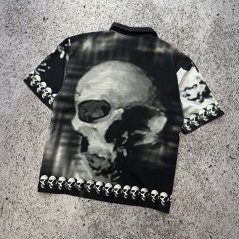 Camisa con calavera de libélula de los años 2000