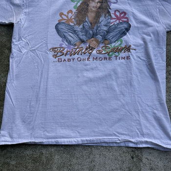 1990s Y2K BRITNEY SPEARS BABY ONE MORE TIME TEE