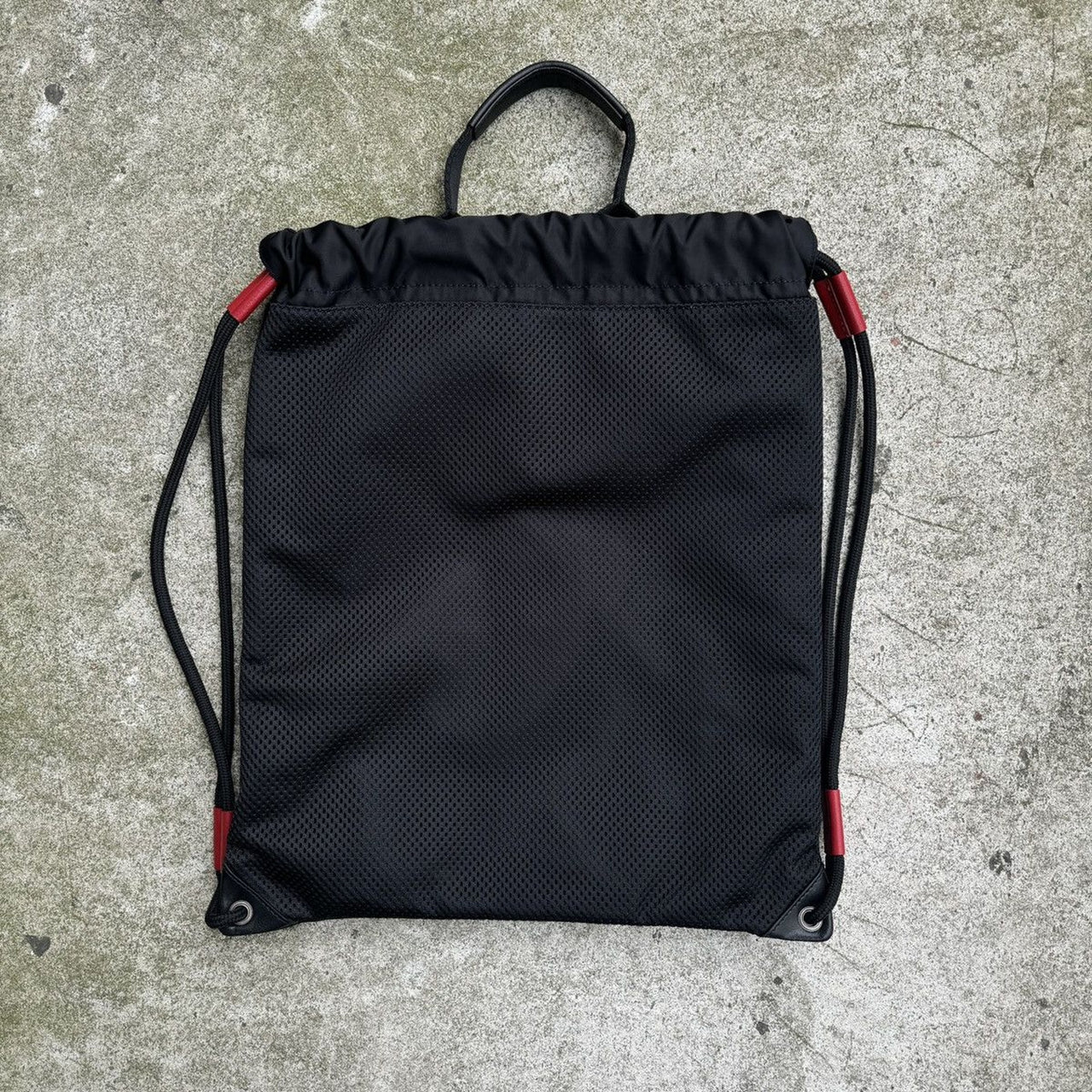 GIVENCHY 2019 LEATHER MC3 DRAWSTRING ATHLETIC BAG BACKPACK