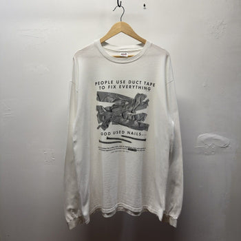 Vintage 1990s God Used Nails Longsleeve Tee