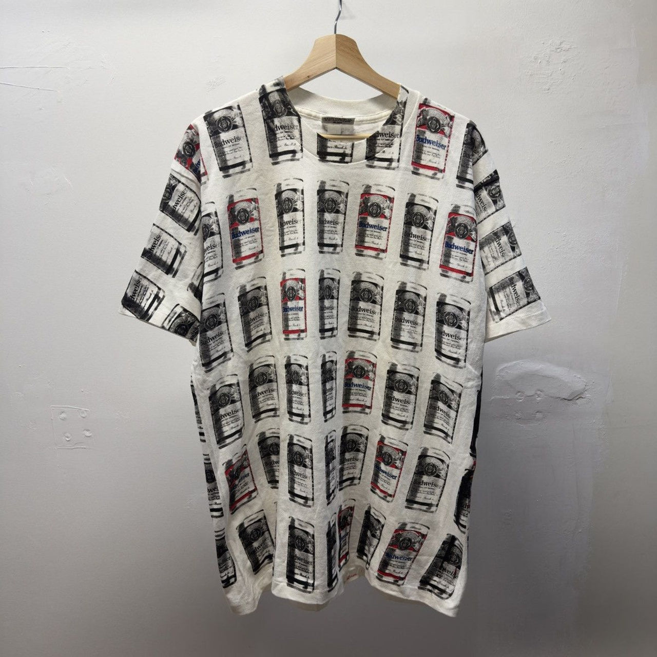 Vintage 1990s Made in USA Budweiser Warhol AOP Art Tee