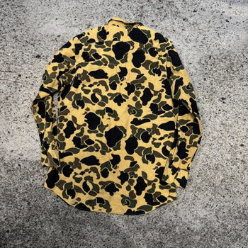 1980s Kmart Moleskin Duck Camo Heavy Cotton Shirt