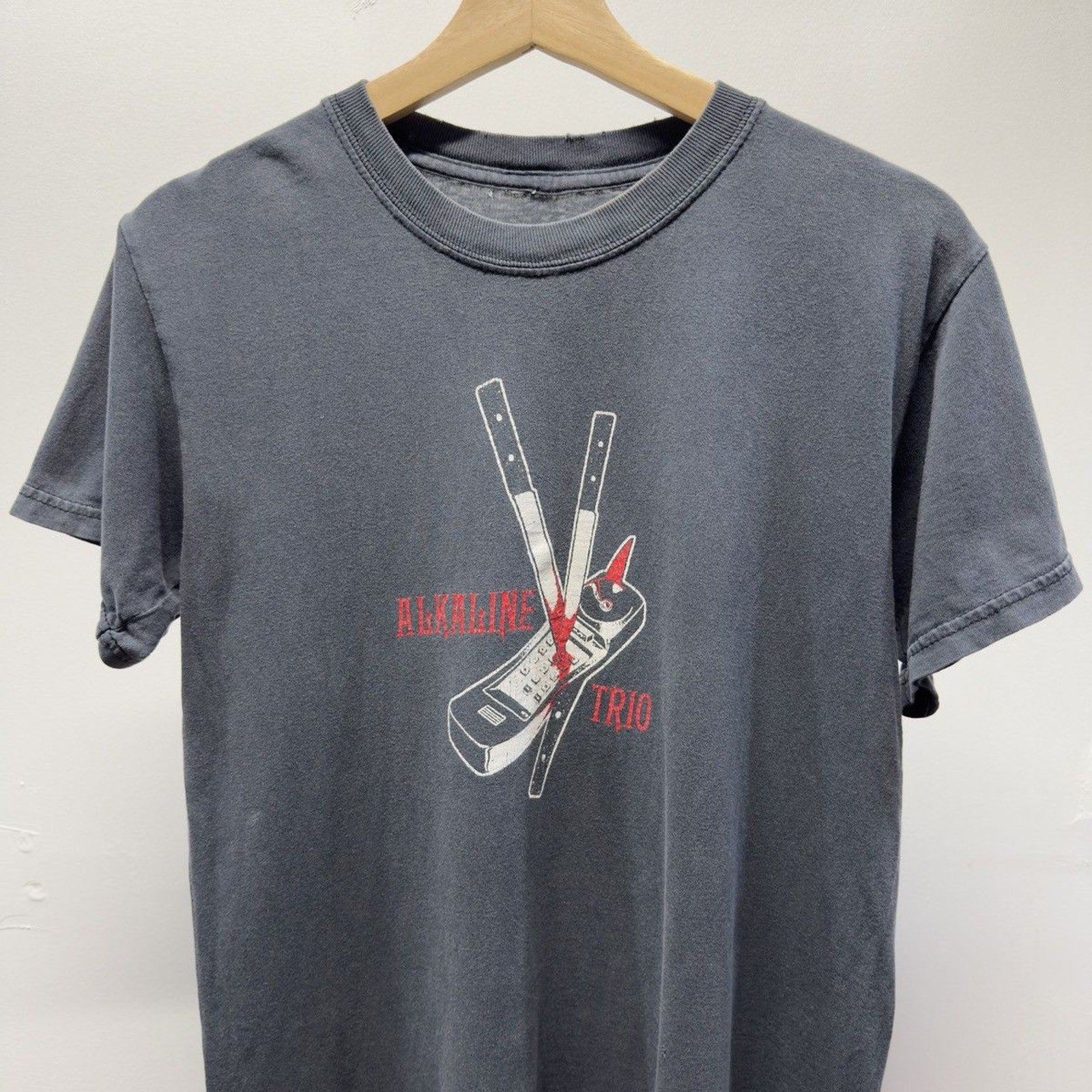Vintage 2000s Alkaline Trio Faded Distressed Band Tee
