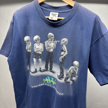 1990s Alienwear Faded Alien Tee