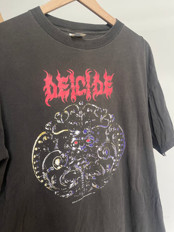 1990S DEICIDE FADED BLUE GRAPE TEE